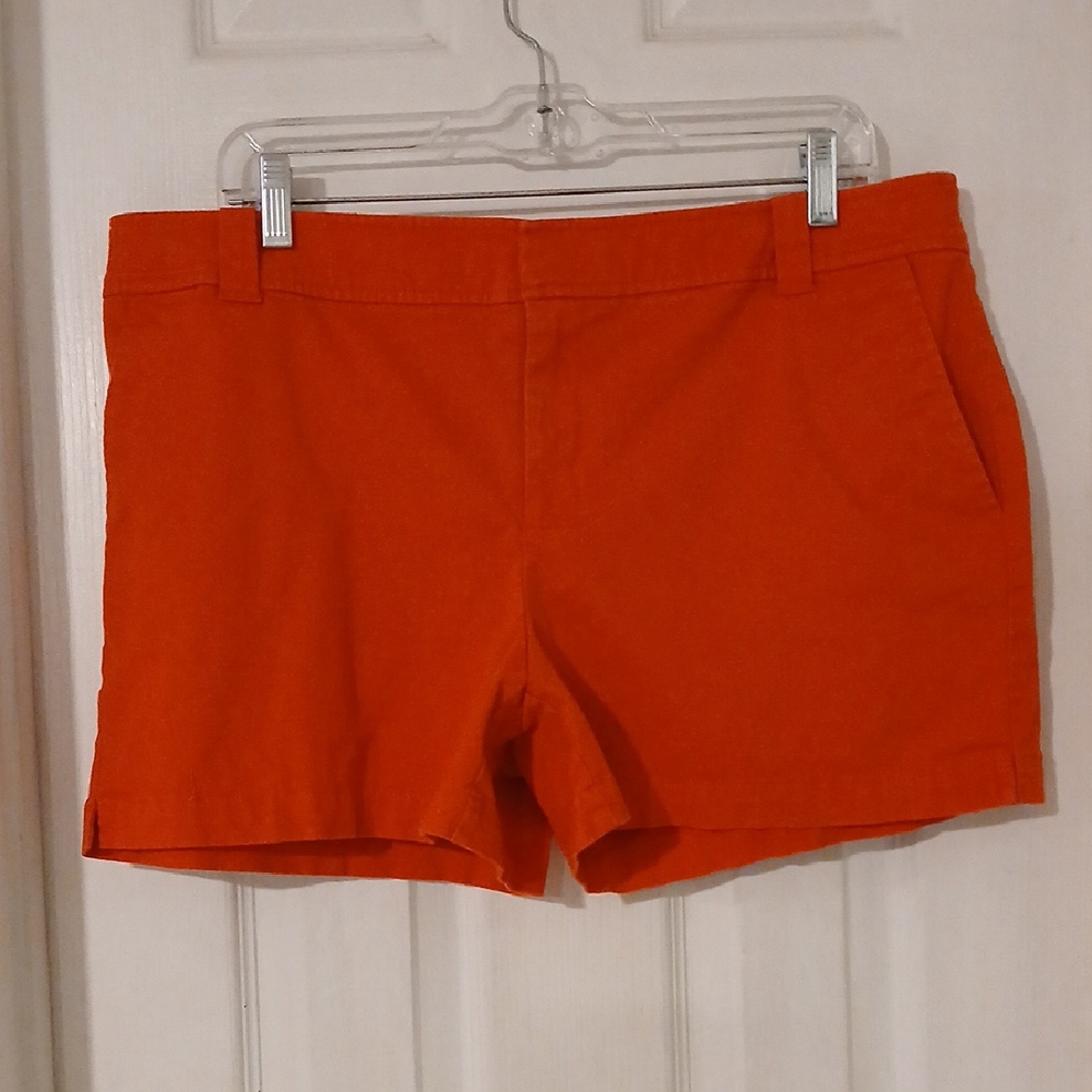 Women's Orange Shorts - Picture 2 of 5